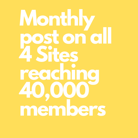 Post on all 4 Facebook groups, Annual Package